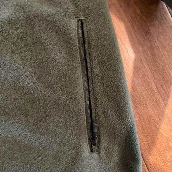 Columbia men's jacket zip up size large army green fleece like - Picture 3 of 6